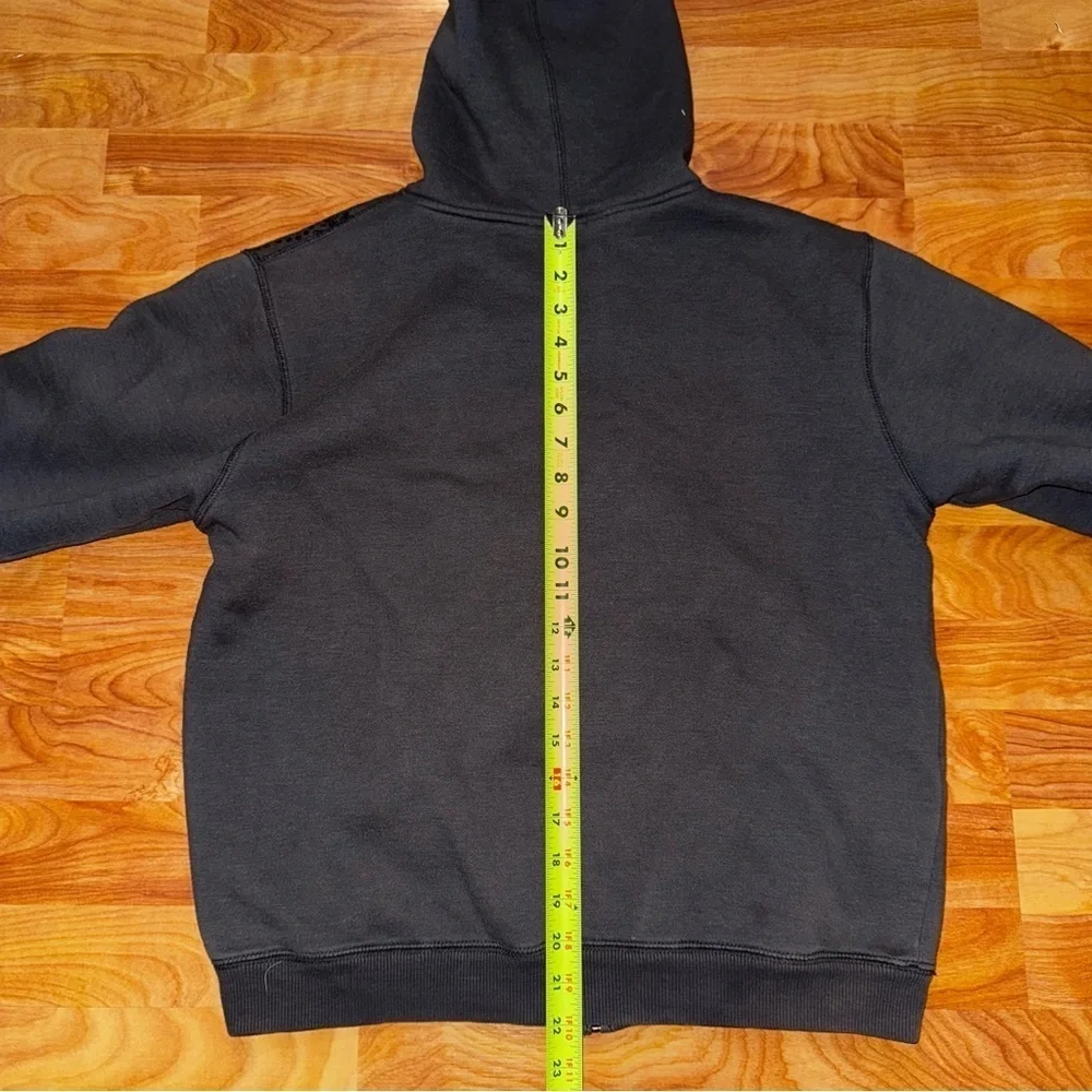 Vintage Y2K Billabong Hoodie Sherpa Lined Zip up Youth L Has Fade And Wear